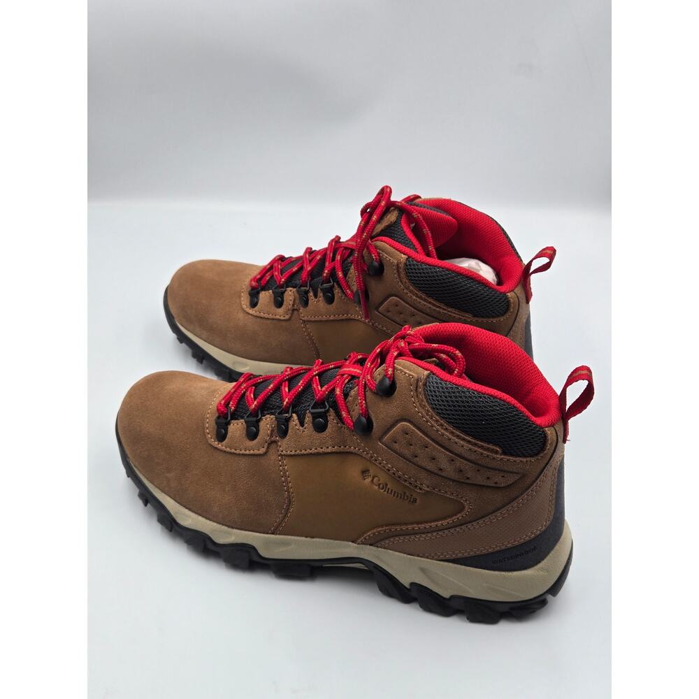 Columbia Newton Ridge Plus II Suede WP Boots Men’s Size 9 Brown Waterproof Hike - Picture 4 of 8
